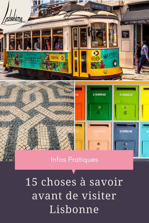 15 infos utiles à connaître avant de visiter la belle Lisbonne afin d'éviter les malentendus et déconvenues. A lire absolument ! Voyage Europe, Algarve Portugal, Europe Destinations, A Plus, Algarve, Places To Go, Road Trip, Around The Worlds, Portugal