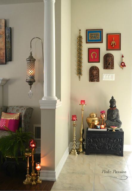 Apartment Wishlist, Diy Gallery Wall, Dream Interior, Ethnic Home Decor, Trendy Living Rooms, Creative Spaces, House Decorations, Pooja Room, Trendy Bedroom