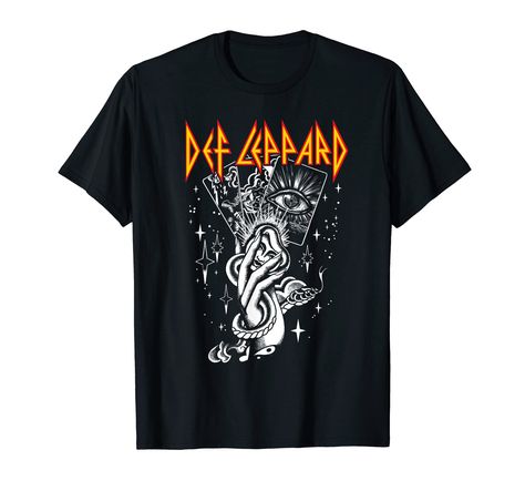 PRICES MAY VARY. Part of the Official Def Leppard Collection by Def Leppard Lightweight, Classic fit, Double-needle sleeve and bottom hem Def Leppard Albums, Def Leppard Hysteria, Def Leppard, Fashion Items, Branded T Shirts, The Truth, Fashion Item, Top Styles, Fashion Branding