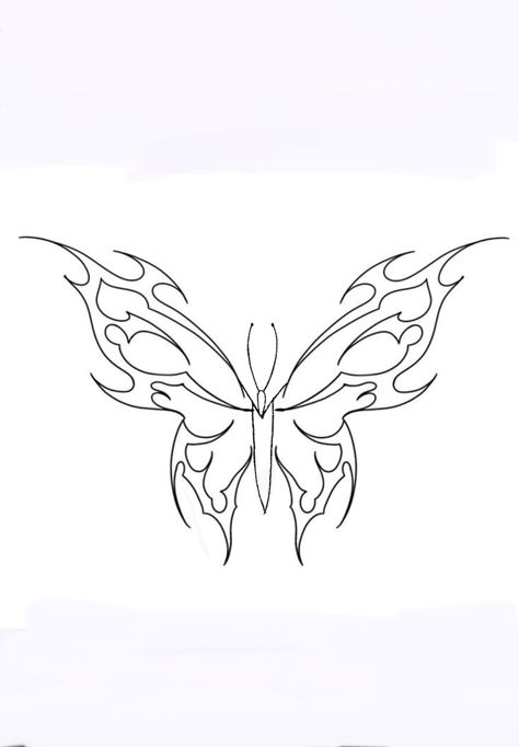 Sigil Butterfly, Tattoo Beginner, 5 Tattoo, Small Pretty Tattoos, Fine Line Tattoos, Line Tattoos, Stencil Designs, Pretty Tattoos, Line Art Drawings