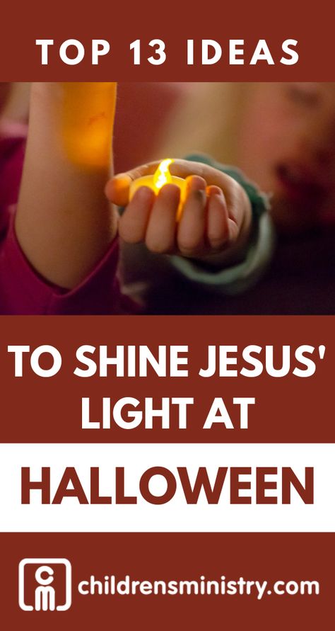 Be The Light Halloween, Glow For Jesus Trunk Or Treat, Religious Halloween Ideas, Let Your Light Shine Trunk Or Treat, Jesus Is The Light Of The World Lesson, Light Party Ideas Church, Jesus Is The Light Of The World Craft, Jesus Is The Light Of The World, Church Halloween Ideas