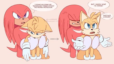 Sonic Movie Tails, Knuckles X Sonic, Sonic And Tails Fanart, Tails X Sonic, Sonic X Knuckles, Knuckles And Sonic, Sonic X Tails, Knuckles And Tails, Tails And Sonic