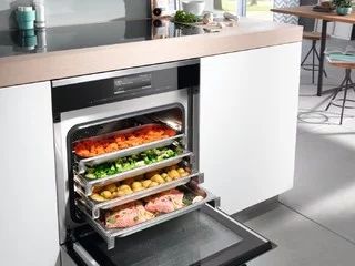 Oven Kitchen Design, Miele Steam Oven, Miele Kitchen, Oven Kitchen, Raw Oysters, Kitchen New York, How To Make Salsa, Steam Oven, Sous Vide Cooking