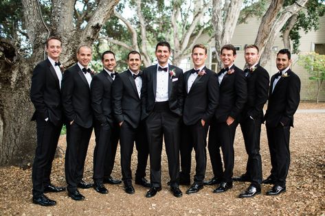 Tux Groomsmen, Tuxedo Ideas, Black Tuxedo Wedding, Black Tuxedos, Gambling Art, Groomsmen Tuxedos, Rock Border, Garden Rock Border, Groomsmen Photos