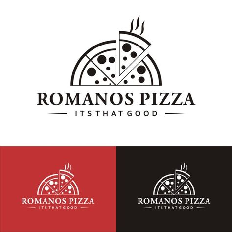 Pizza Shop Logo, Pizza Logo Ideas, Pizza Logo Design Ideas, Pizzeria Logo, Pizza Logo Design, Food Truck Logo, Pizza Project, Romans Pizza, Crafter Logo