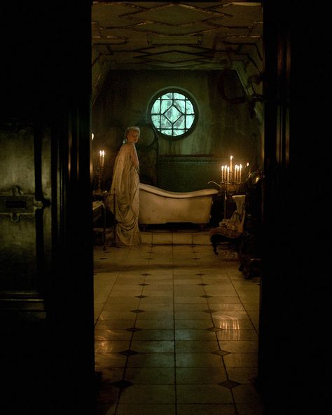 Edith Cushing, Mia Wasikowska, Crimson Peak, Dishonored, Charlie Hunnam, Jessica Chastain, Film Set, Victorian Gothic, Architectural Digest