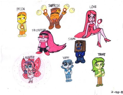 Inside Out Oc Art, Inside Out New Emotions, Inside Out Oc, Inside Out 2 New Emotions, Inside Out Game Of Emotions, Inside Out 2, Inside Out Characters Disgust, Inside Out Characters Embarrassment, Inside Out 2 Characters Ennui