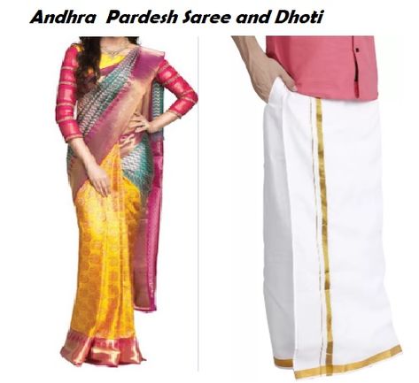 Andra Pardesh Andhra Pradesh Traditional Dress, Telugu New Year, Union Territories, Muslim Festivals, Indian States, Union Territory, Hindu Festivals, Fashion Culture, Hot And Humid