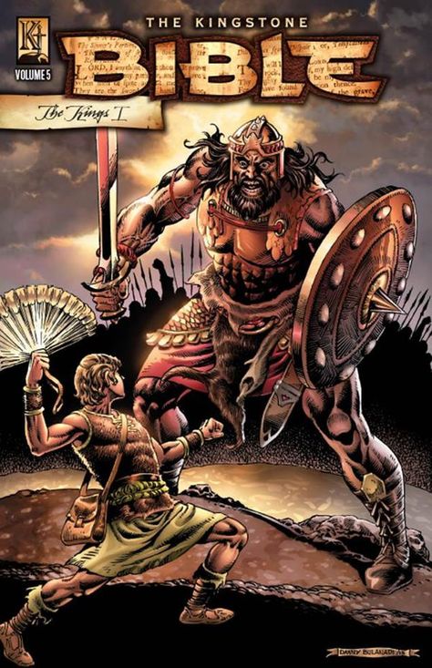 Bible Nerd, Christian Comics, David And Goliath, Bible Illustrations, Story Art, Book Of Revelation, Biblical Art, Bible Facts, The Kings