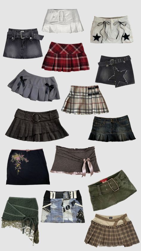 #miniskirt #skirt #outfit #clothes #grunge #fashion #style #aesthetic Skirt Y2k Outfits, Y2k Fashion Skirt, Y2k Skirt Outfit, Grunge Fashion Style, Grunge Y2k Outfits, Outfits With Skirts, Fashion Style Aesthetic, Skirt Outfits Aesthetic, Clothes Grunge