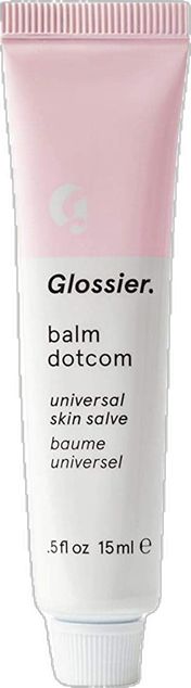 GLOSSIER Balm Dotcom lip balm Best Glossier Products, Glossier Balm, Glossier Balm Dotcom, Best Lip Balm, Balm Dotcom, Beauty Awards, Dry Lips, Travel Beauty, Summer Beauty