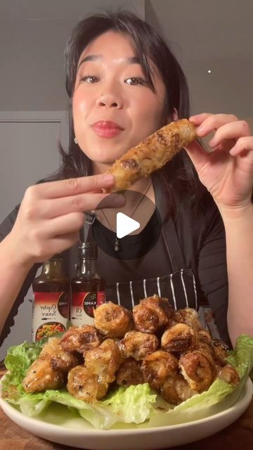 Chinese Cooking Videos, Asian Cooking Videos, Asian Recipes Videos, Kineska Hrana, Eating Food Video, Summer Rolls Recipe, Yummy Asian Food, Rice Paper Recipes, Cooking Channel Recipes