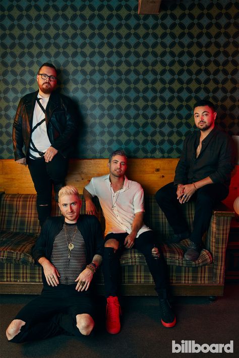 From left: Walk the Moon’s Waugaman, Petricca, Ray and Maiman photographed on Aug. 7, 2017 at Good Times at Davey Wayne’s in Los Angeles. Ghostbusters Theme, Walk The Moon, Back Vocal, Summer Songs, Kids Choice Award, Song Of The Year, Pop Rock Bands, Rock Songs, Rca Records