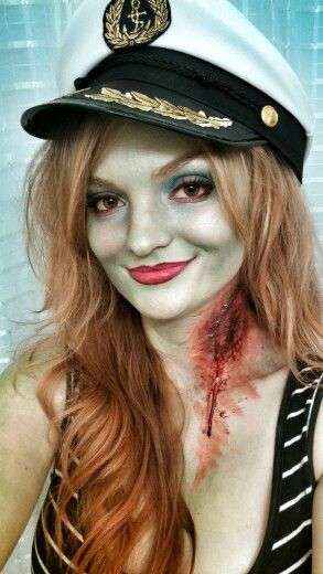 Retro Zombie Sailor Retro Zombie, Sailor Halloween, Siren Costume, I Love Makeup, Costume Halloween, Halloween Ideas, Costume Ideas, Halloween Makeup, Zombie