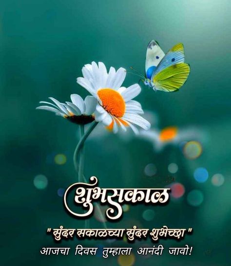 Shubh Sakal In Marathi, Inspirational Quotes Aesthetic, Good Morning Nature Quotes, Marathi Thoughts, शुभ सकाळ, God Pic, Shubh Sakal, Diwali Gif, Morning Massage