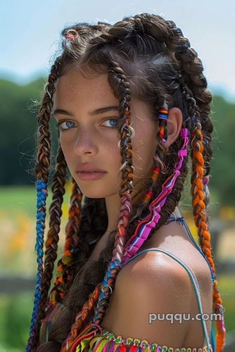 Braids For Mexicans, Mexican Braids, Mexican Hairstyles, Κούρεμα Bob, Traditional Hairstyle, Hair Mistakes, Fishtail Braid, Short Braids, Boho Beauty