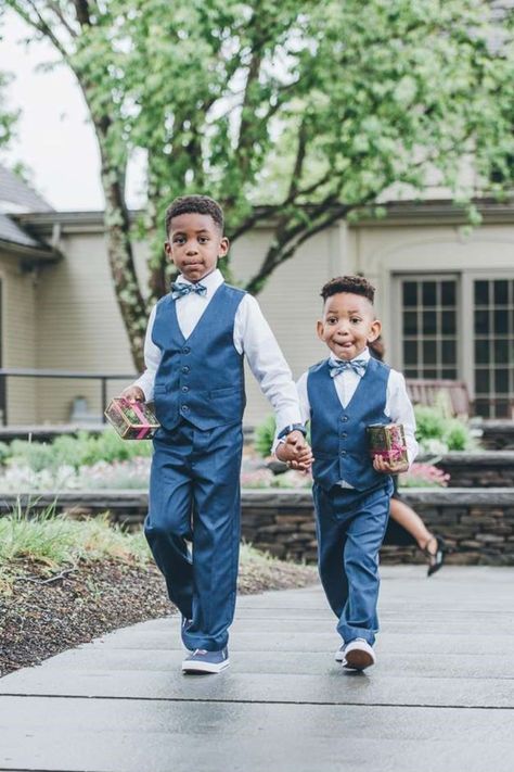 There are many wedding traditions that you might not know about. Ring bearer might be just one of them. If you are getting married or simply wondering about wedding traditions, then you should definitely scroll down to see so many interesting facts about ring bearers at the wedding. Click on the picture to read our article! #JJsHouse #JJsHouseOfficial #Wedding #Ring #RingBearer #Gift #Guest #Tradition #Ceremony #Love #Engagement #Married #WeddingRing #Bride #Groom Ring Bearer Outfit Vest, Ring Bearer Outfit Blue, Ring Bearer Navy, Ring Barrer, Ring Bearer Outfit Navy, Ring Bearer Ideas, Wedding Guest Etiquette, Ring Bearer Suit, Gold Diamond Wedding Ring