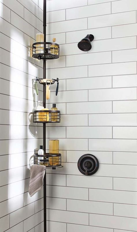 Whether you need a quick project or a permanent solution, these tile shower shelf ideas can help you choose the best design. Shower Storage Ideas, Tile Shower Shelf, Color Bathroom Design, Diy Dresser Makeover, Shower Shelf, Diy Accent Wall, Shower Storage, Diy Shower, Diy Dresser