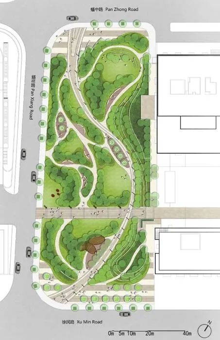 Public Park Design, Koshino House, Masterplan Architecture, Site Plan Design, Landscape Architecture Graphics, Landscape Architecture Plan, Landscape And Urbanism Architecture, Plaza Design, Urban Design Graphics