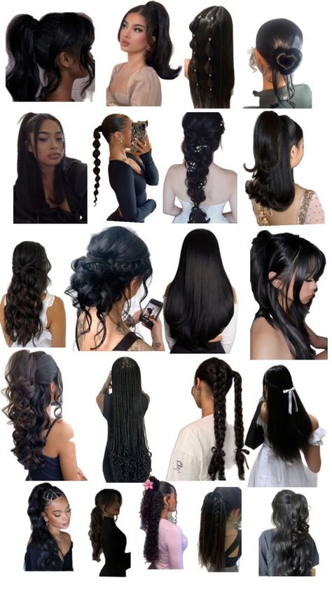 Perfect Curly Hair, Quick Hairstyles For School, Hairstyle Examples, Hairstyles For Black Hair, Mixed Curly Hair, Sleek Ponytail Hairstyles, Cute Simple Hairstyles, Quick Braided Hairstyles, Hair Twist Styles