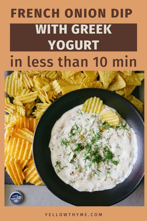 Enjoy a guilt-free appetizer with this low-carb French onion dip. Made with caramelized onions and creamy Greek yogurt, it's a cold and easy-to-make dip for summer parties. Prepare it ahead of time, chill it, and serve with fresh veggies or low-carb crackers. Your guests will appreciate the savory flavors and creamy texture of this keto-friendly dip. It's a perfect choice for those following a low-carb lifestyle. Super Easy Dips, Dip With Greek Yogurt, Chip Dips, Bbq Appetizers, Make Greek Yogurt, Cold Dips, Caramelized Onion Dip, Low Carb Crackers, Party Snacks Easy