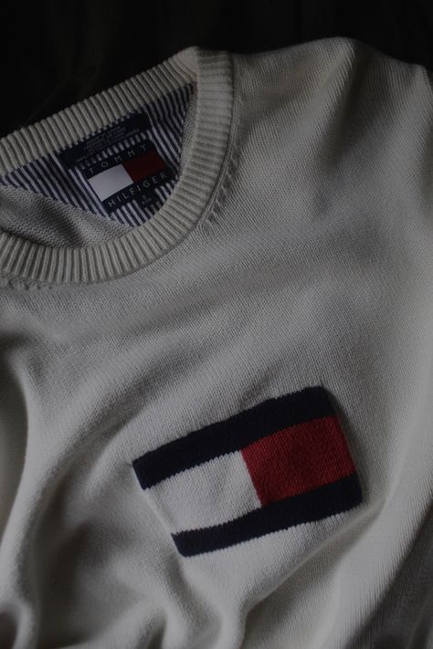 90’s vintage white mens tommy hilfiger knit jumper Vintage Tommy Hilfiger Sweatshirts, Tommy Hilfiger Sweatshirt, Sweater Autumn, Tommy Hilfiger Sweater, Vintage Tommy Hilfiger, Knit Jumper, Vintage Men, Style Me, Tommy Hilfiger