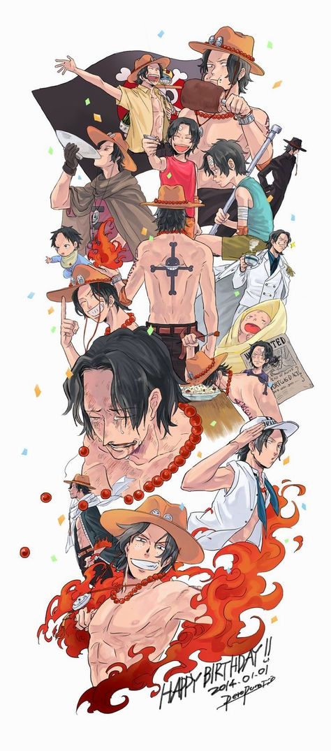 Baby Fails, Funny Happy Birthday Pictures, Ace One Piece, Arte Nerd, Ace Sabo Luffy, Ace And Luffy, Portgas D Ace, One Piece Ace, Female Hero