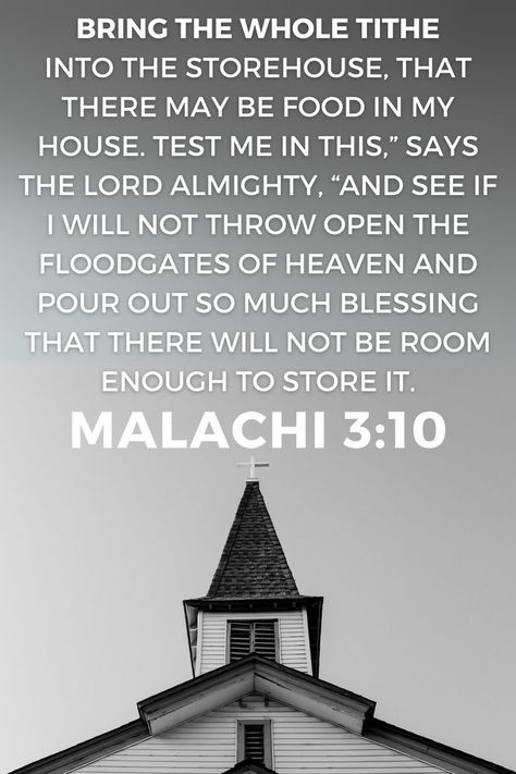 Christians pull this verse out as proof that we should still be tithing today. Many take it a step further to claim that God will abundantly pour out physical and financial blessings for being faithful. But does Malachi 3:10 apply to Christians? Malachi 3 10, Financial Blessings, Bible Quotes Wallpaper, Beautiful Bible Verses, Unique House Design, Biblical Inspiration, Follow Jesus, Scripture Verses, The Meaning