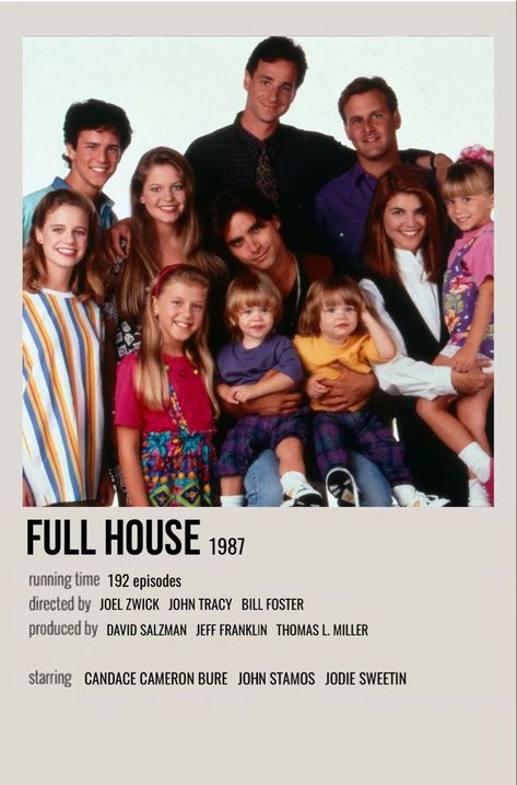 Full House Movie Poster, Fuller House Polaroid Poster, Tv Show Movie Posters, Tv Show Poster Prints, Fuller House Poster, Full House Poster, Full House Aesthetic, Full House Wallpaper, Full House Show