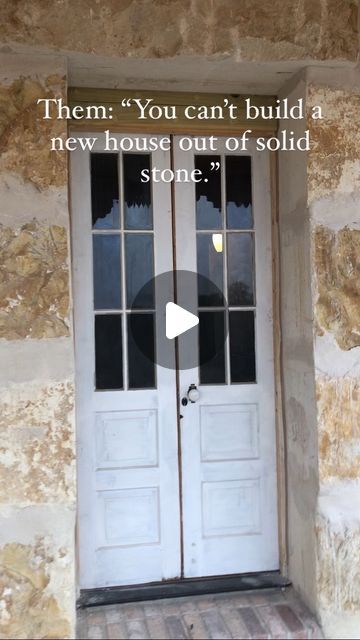 1.6M views · 131K likes | Naomi | Owner GC | Stone House Build on Instagram: "HOW WE DID IT ⬇️ 

It wasn’t an overnight build. 

A how-to guide wasn’t placed in our laps. 

And no we didn’t (and couldn’t) find and hire a general contractor that would build it for us how we wanted that was within our budget. Let alone, there were not many contractors at all who would oversee a new solid stone house build. It’s almost a foreign concept. 

The truth?

We had to figure out and research how all the things were going to work in order to make a stone house with modern conveniences. 

It’s taken over 2.5 years to get to this point. We’ve lived in 300 sq ft with a newborn who has turned so quickly into a toddler. Maybe if we had more money we wouldn’t have to live in a tiny place but it’s the sacri Diy Stone House, Stone House Plans, Small Stone House, Old Stone Houses, Roof Construction, House On The Rock, Spanish House, We Did It, House Roof