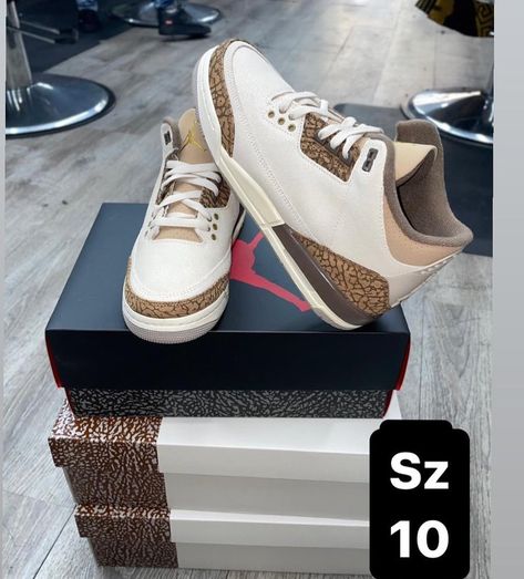 Jordan 3 retro Palomino‼️ Shoe Pic, Jordan 3 Retro, Jordan 3, Christmas Wishlist, Jordan, Sneakers, Christmas, Quick Saves