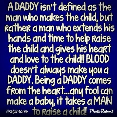 Our fave fathers' day quote: Any fool can make a baby, it takes a man to raise a child. By @ralphtorre "Let it come from the heart and always give. Be the example of who they would want to be one day 🙏" via @PhotoRepost_app Quotes Single Mom, Step Children Quotes, Quotes Single, Single Quotes, Fathers Day Quotes, Father Quotes, Step Kids, All I Ever Wanted, Dad Quotes