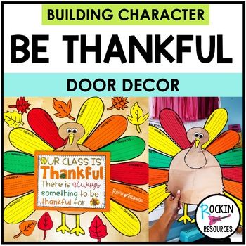 Thankful for you turkey | TPT Turkey Display, Thankful November, Thanksgiving Bulletin Board, November Bulletin Boards, Turkey Door, Thanksgiving Bulletin Boards, Building Character, Thanksgiving Activity, November Activities