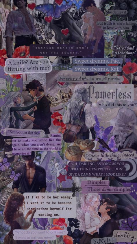 #powerless #paedyn #kai #kaiazer #paedyngray #paeandkai #pae #vibe #book #reckless #aesthetic #powerful #laurenroberts #purple #poppy #forgetmenot Enforcer Aesthetic, Reckless Aesthetic, Cute Vibe, Purple Poppy, Disney Phone Wallpaper, Book Wallpaper, Falling In Love With Him, Aesthetic Cute, Book Characters