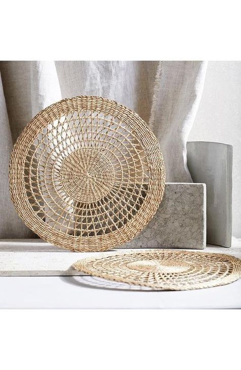 White Company Natural Seagrass Woven Placemats Cheap Apartment Decorating, Garden Basket, Guest Bedroom Decor, Woven Decor, White Interior Design, Furniture Scratches, Inexpensive Furniture, Hippie Home Decor, Classic Garden