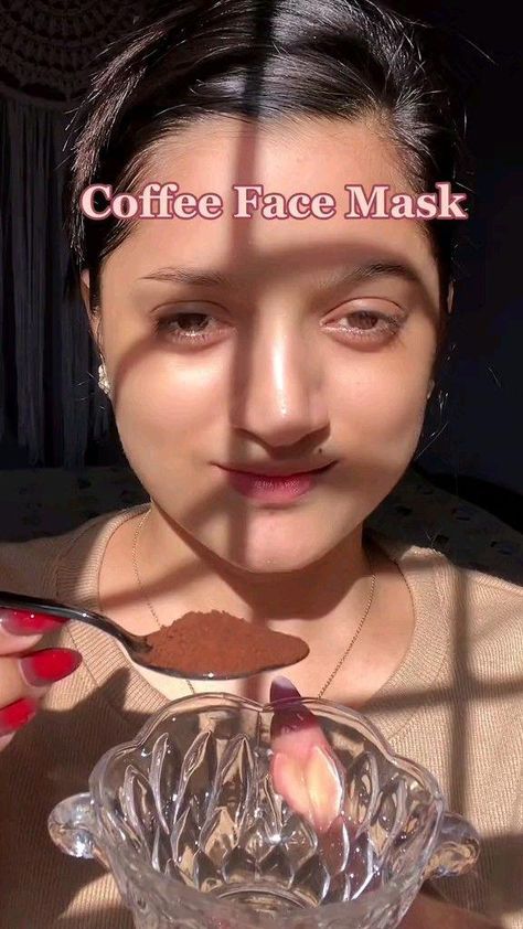 Coffee For Skin Face Masks, Face Mask Ideas Skin Care, Rice Face Mask For Glowing Skin, Detan Face Mask, Coffee Face Mask For Glowing Skin, Coffee Face Mask For Acne, Face Pack For Glowing Skin Homemade, Coffee Mask For Face, Diy Face Mask For Glowing Skin