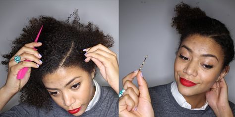 Growing Out An Undercut, Undercut Black Hair, Growing Out Undercut, Undercut Natural Hair, Best Undercut Hairstyles, Curled Hair With Braid, Girl Undercut, Boy Braids Hairstyles, Undercut Hairstyles Women