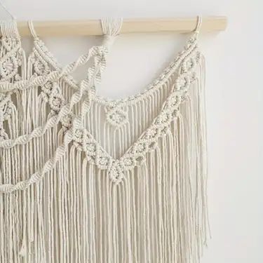 Temu | Explore the Latest Clothing, Beauty, Home, Jewelry & More Macrame Headboard, Macrame Wall Decor, Tassel Curtains, Boho Tapestry, Boho Room Decor, Large Macrame Wall Hanging, Bohemian Handmade, Large Macrame, Boho Room