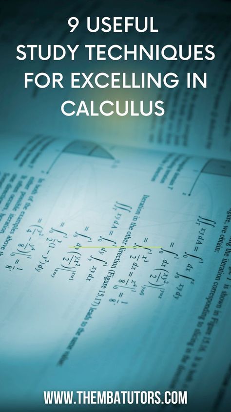 Calculus and math are some of the most challenging topics for many people in the US. But is calculus that difficult? Around 93% of American students are afraid of math and calculus, so it’s very important to find the right tips and tricks to help you study adequately and without interruptions. With that in mind, we are here to share a few study techniques to help make it easier to excel at calculus. Here are the best ideas to keep in mind. How To Study For Calculus, Calculus Hacks, Calculus Study Tips, How To Study Calculus, Study Techniques Math, Calculus Tips, Maths Study Tips, Calculus Notes, Northwest Missouri State University