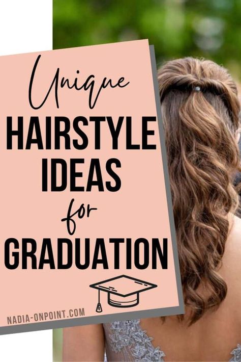 Graduation Hairstyle Ideas Hairstyles To Wear With Graduation Cap, Graduation Hairstyles For Long Hair Cap, Graduation Hair Styles Short Hair, Hair Ideas For Graduation Cap Hairstyles, Grad Cap Hairstyles Graduation Hair, Hair For Graduation Cap, Graduation Updo Hairstyles, Hairstyles For Long Hair Graduation, Hair Styles For Graduation Cap