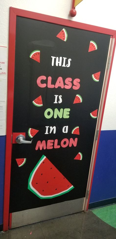 Bullentin Boards, Toddler Class, Preschool Classroom Decor, School Doors, One In A Melon, Spring Door, Door Decorations Classroom, Classroom Door, Preschool Classroom