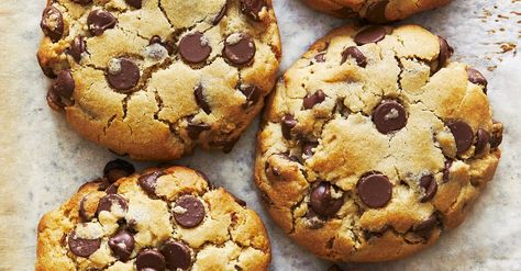 Our 25 Best Cookie Recipes of All Time | MyRecipes Thick Chocolate Chip Cookie Recipe, Thick Cookies, Giant Chocolate Chip Cookie, Levain Bakery, Chip Cookie Recipe, Fool Proof Recipes, Best Cookie Recipes, Sweet Sweet, Cookies Recipes Chocolate Chip