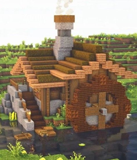 Minecraft Dock House Ideas, Minecraft Medieval Dock Ideas, Minecraft Small Lake House, Minecraft Fisherman House Interior, Fishing Town Minecraft, Minecraft Medieval Fishing Hut, Fishing Pier Minecraft, Minecraft Docks Ideas, Minecraft Fishery