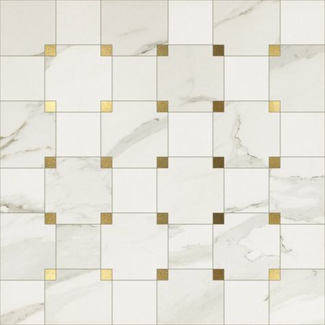 Audrey Lane Harper 9.25" x 9.25" Procelain/ Metal Mosaic Wall & Floor Tile | Wayfair Kitchen Wall Tile Texture, Kitchen Tiles Texture, Luxury Floor Tiles, Luxury Tile Flooring, Tile Texture Pattern, Luxury Tile Floor, Audrey Lane, Marble Inlay Floor, Marble Pattern Texture