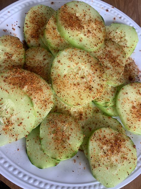 Cucumber Snacks, Mexican Seasoning, Latin American Food, Mexican Snacks, Salsa Fresca, Cucumber Recipes, Enchilada Sauce, Tortillas, Clean Eating Snacks