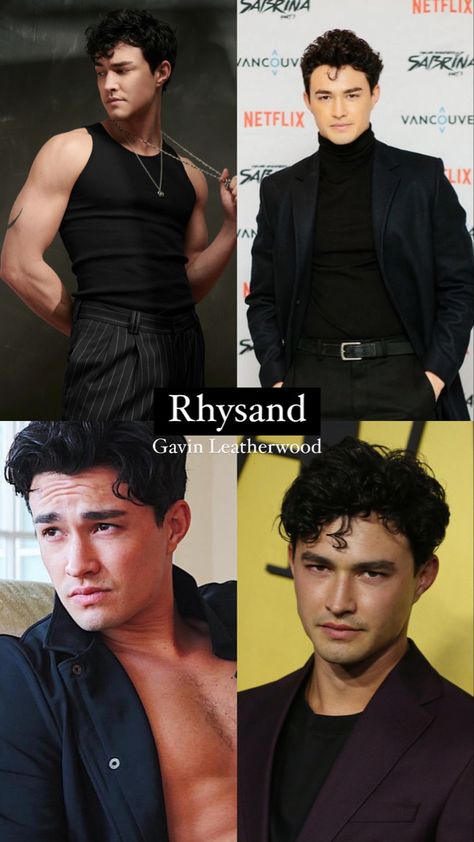 Rhysand Actor, Rhysand Casting, Rhysand Fan Cast, Acotar Fan Cast, Acotar Cast, Gavin Leatherwood, Fan Casting, Sabrina The Teenage Witch, Best Boyfriend