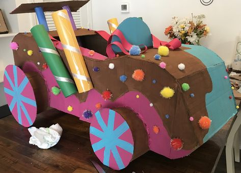 DIY Venelope von schweetz car Venelope Von Schweetz Car, Relay For Life, Wreck It Ralph, Diy Car, Purim, Box Car, Disney Wallpaper, Toddler Bed, Festival