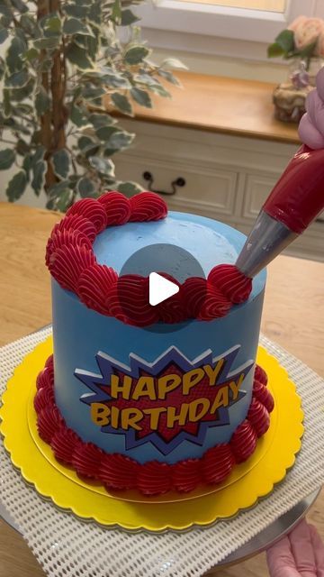 Soso's Bakery, Since 2011 on Instagram: "Spiderman cake 🕷️🕸️" Superhero Birthday Cake Diy, Spiderman Torte, Spidey Cake, Spiderman Cakes, Cake Spiderman, Spiderman Birthday Cake, Buttercream Cake Decorating, Spiderman Cake, Masha And The Bear