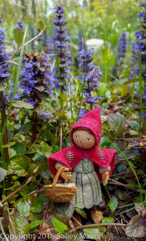 Sally Mavor, Wee Folk Studio, Salley Mavor, Spirit Doll, Wee Folk, Worry Dolls, Bendy Doll, Folk Doll, Clothespin Dolls