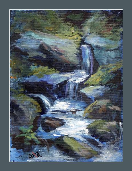 6 WAYS TO PAINT A WATERFALL by Ginger Cook for Ginger Cook Live YouTube July 1, 2018 Painting A Waterfall, Waterfall Drawing, Pastel Artists, Soft Pastels Drawing, Oil Painting Pictures, Waterfall Paintings, Contemporary Landscape Painting, Pastel Sec, Oil Pastel Paintings